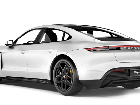 Porsche Taycan Turbo S 2020 3D Model