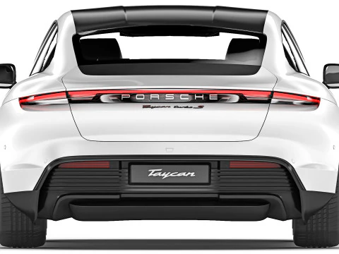 Porsche Taycan Turbo S 2020 3D Model