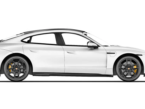Porsche Taycan Turbo S 2020 3D Model