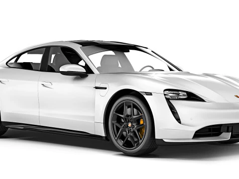 Porsche Taycan Turbo S 2020 3D Model