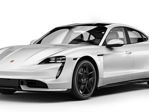 Porsche Taycan Turbo S 2020 Modelo 3D