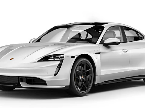 Porsche Taycan Turbo S 2020 3D Model