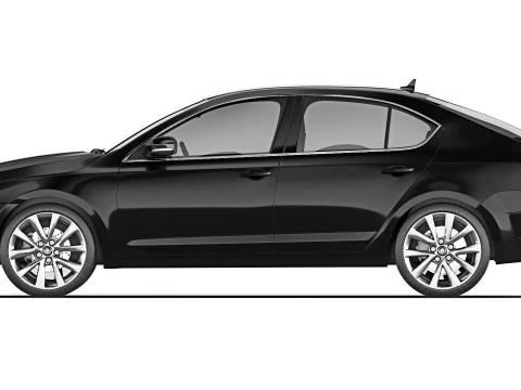 Skoda Octavia A7 FL 2017 3D Model