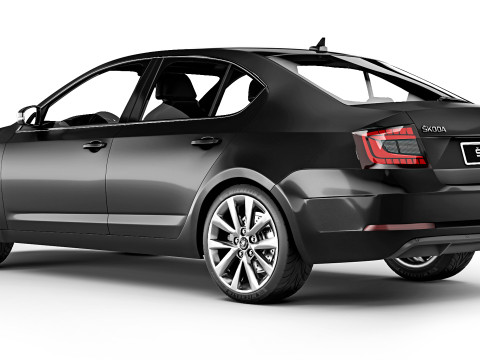 Skoda Octavia A7 FL 2017 3D 모델