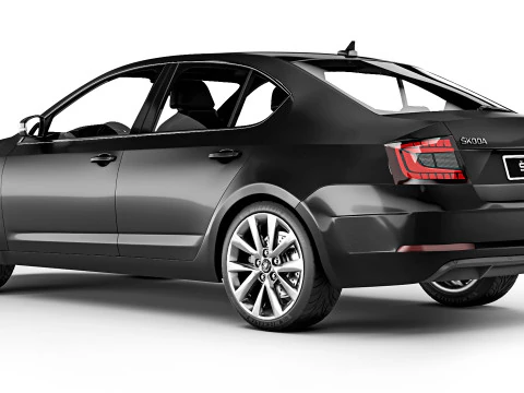 Skoda Octavia A7 FL 2017 3D Model