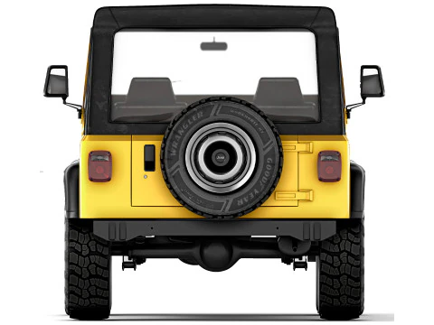 Jeep Wrangler YJ 1987 3D Model