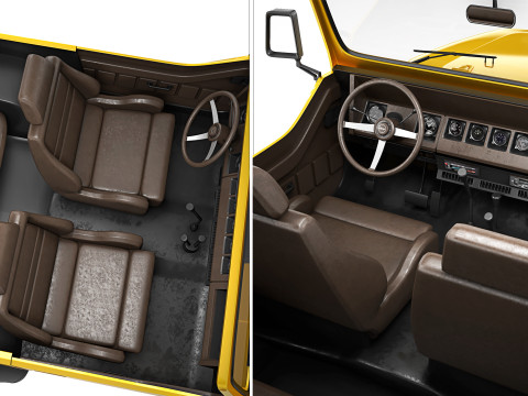 Jeep Wrangler YJ 1987 3D 模型