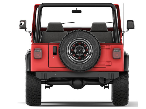 Jeep Wrangler YJ 1988 3D Модель