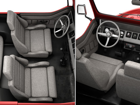 Jeep Wrangler YJ 1988 3D Модель