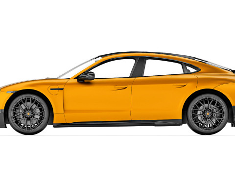 Porsche Taycan Turbo GT 2025 Modelo 3D