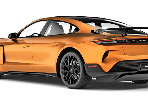 Porsche Taycan Turbo GT 2025 Modelo 3D
