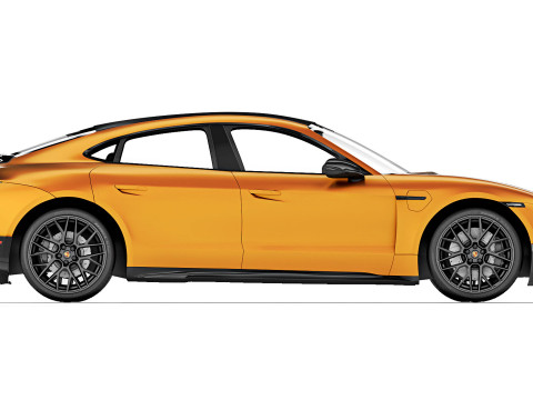Porsche Taycan Turbo GT 2025 Modelo 3D