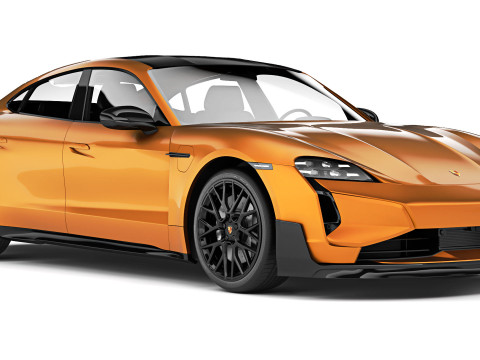 Porsche Taycan Turbo GT 2025 Modelo 3D