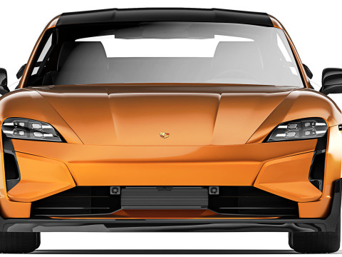 Porsche Taycan Turbo GT 2025 Modelo 3D