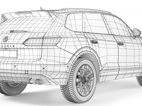 Volkswagen Touareg base 2019 Modelo 3D