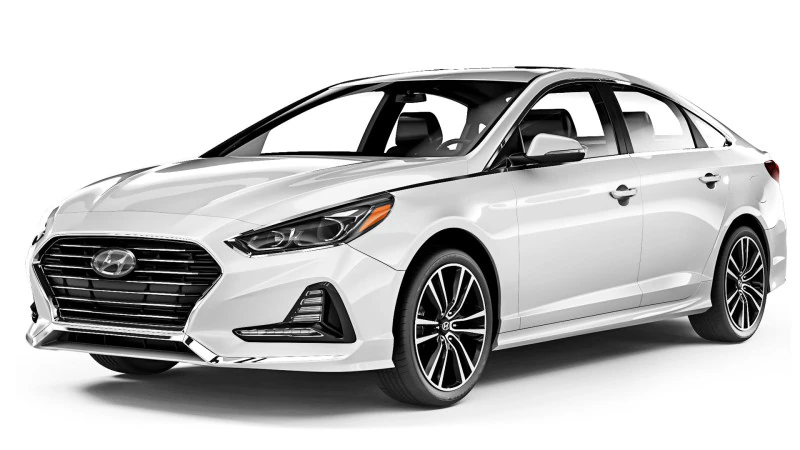Hyundai Sonata 2018 3D Model .c4d .max .obj .3ds .fbx .stl .blend 