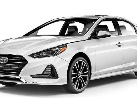 Hyundai Sonata 2018 3D Model