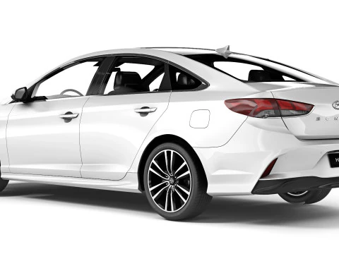 Hyundai Sonata 2018 3D Model