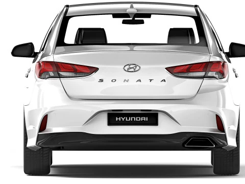 Hyundai Sonata 2018 3D Model