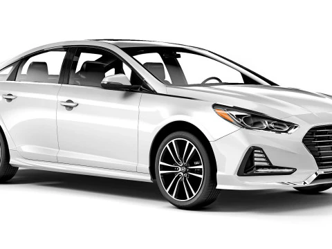 Hyundai Sonata 2018 3D Model