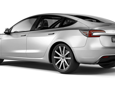 Tesla Model 3 2024 3D Model