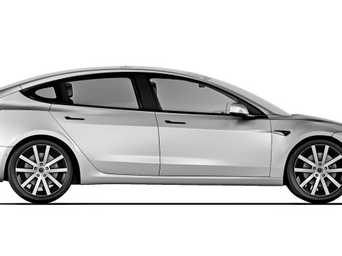 Tesla Model 3 2024 3D Model