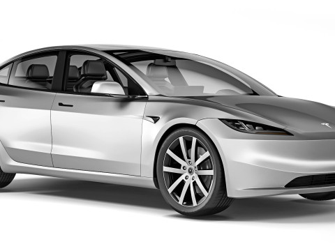 Tesla Model 3 2024 3D Model
