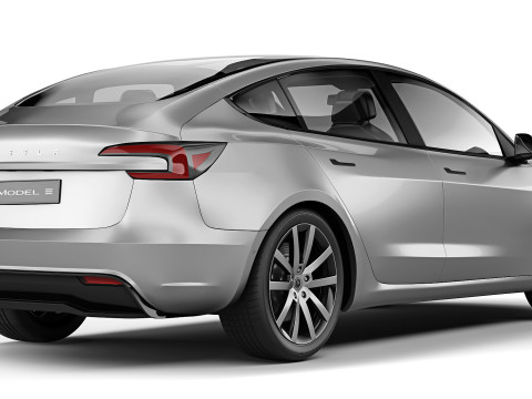 Tesla Model 3 2024 3D Model