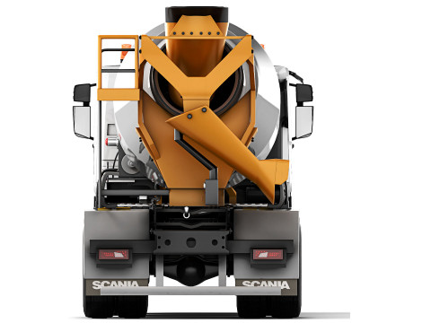 Scania G500 XT 8x4 concrete mixer 2022 3D Model