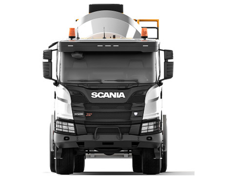 Scania G500 XT 8x4 concrete mixer 2022 3D Model