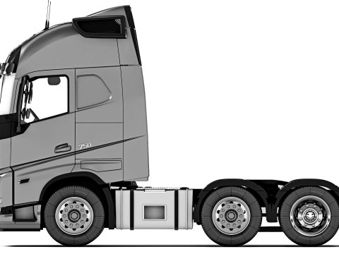 Volvo FH16 6x2 2022 Modèle 3D