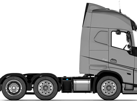 Volvo FH16 6x2 2022 Modèle 3D