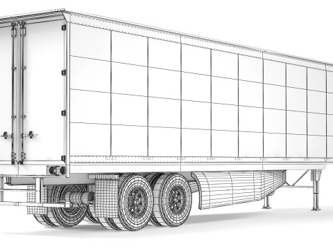 Great Dane Champion CS1 Dry Van Trailer 2024 3D 모델
