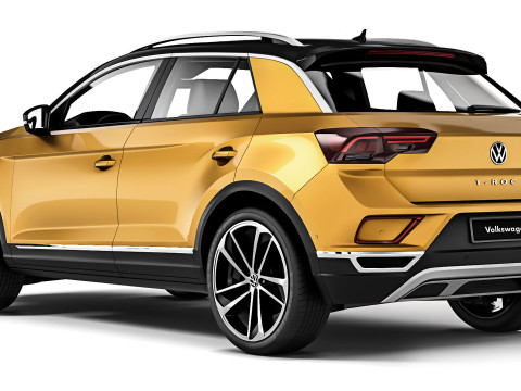 Volkswagen T-Roc 2022 3Dモデル