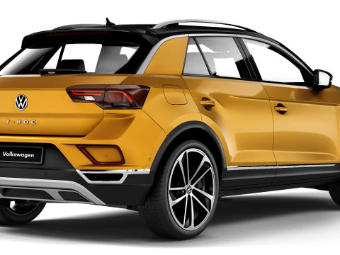 Volkswagen T-Roc 2022 3D Model