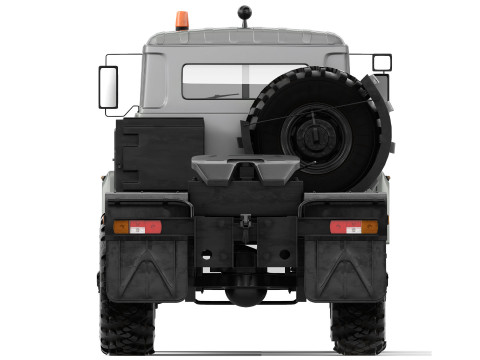 KrAZ 6446 truck tractor 2006 Modèle 3D