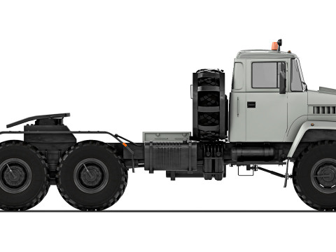 KrAZ 6446 truck tractor 2006 Modèle 3D