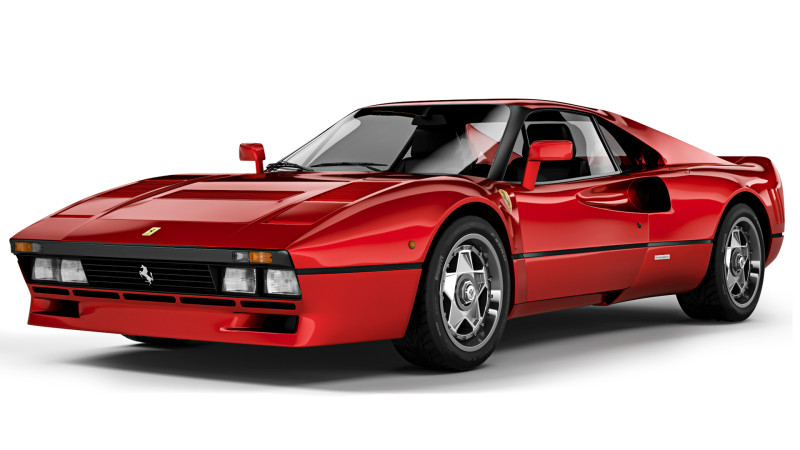 Ferrari 288 GTO 1984 3D Model .c4d .max .obj .3ds .fbx .stl .blend