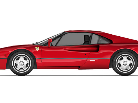 Ferrari 288 GTO 1984 3D Model