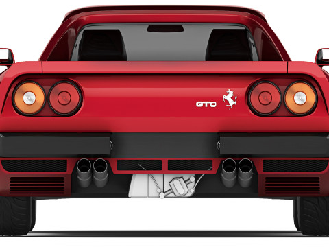Ferrari 288 GTO 1984 3D Model