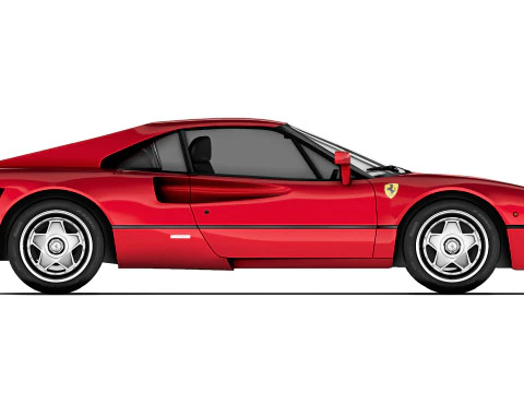 Ferrari 288 GTO 1984 3D Model
