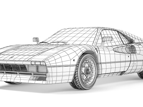 Ferrari 288 GTO 1984 3D Model