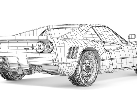 Ferrari 288 GTO 1984 3D Model