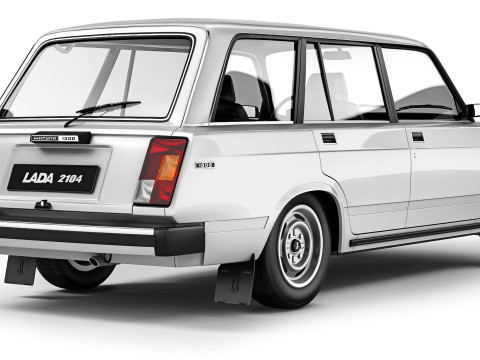 VAZ Lada 2104 1984 3D Модель