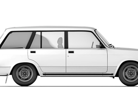 VAZ Lada 2104 1984 3D Модель