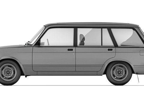 VAZ Lada 21041 2006 3D Model