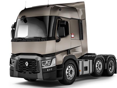 Renault T460 6x2 2015 3D Model
