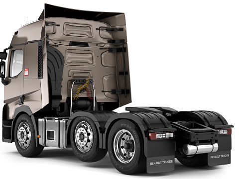 Renault T460 6x2 2015 3D-Modell