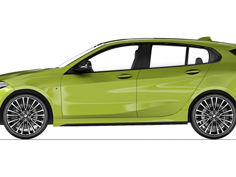Hatchback M135i 2020 3D मॉडल