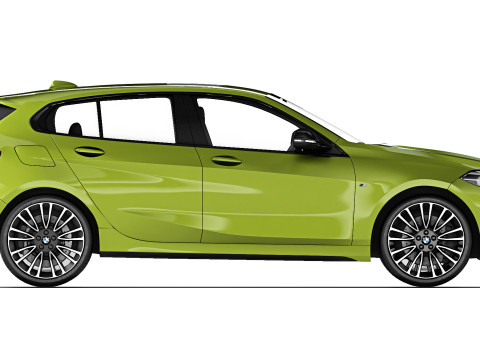 Hatchback M135i 2020 3D मॉडल